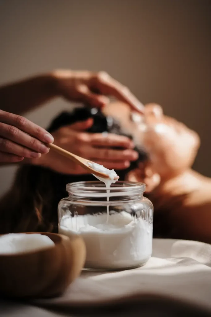 Coconut Oil Scalp Massage