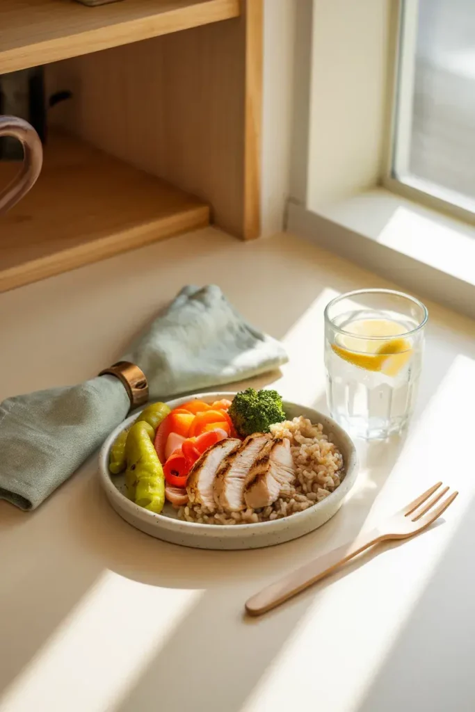 eat smaller meals slowly reflux
