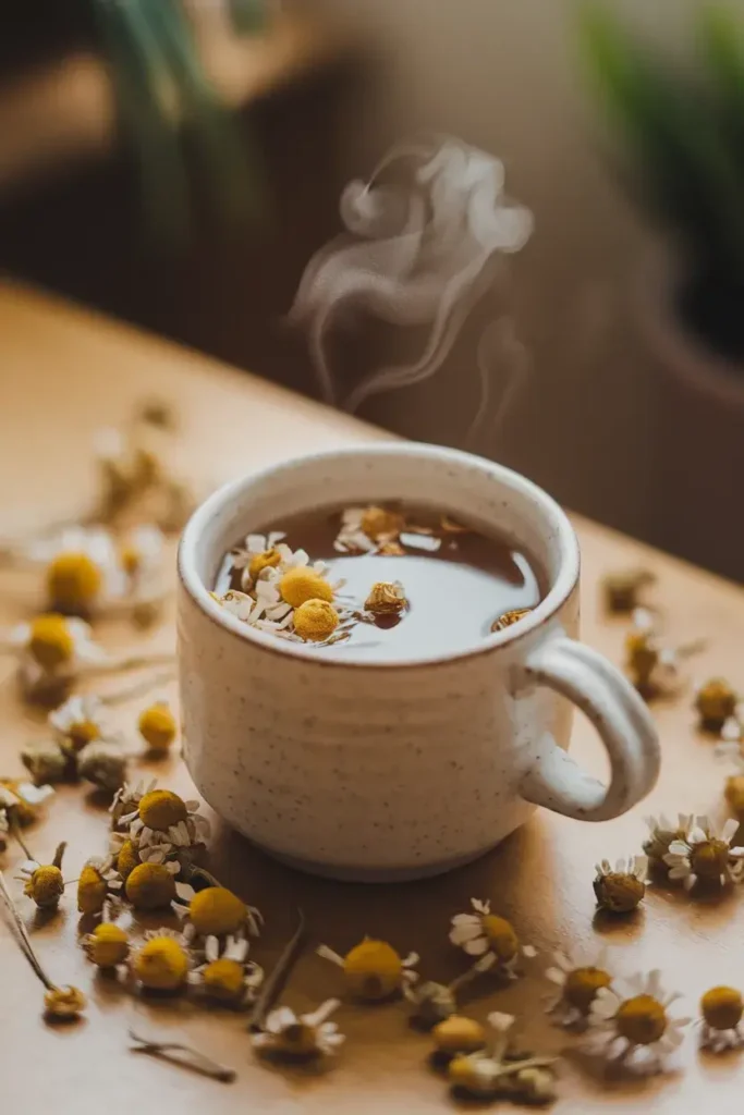 natural remedies for anxiety chamomile tea