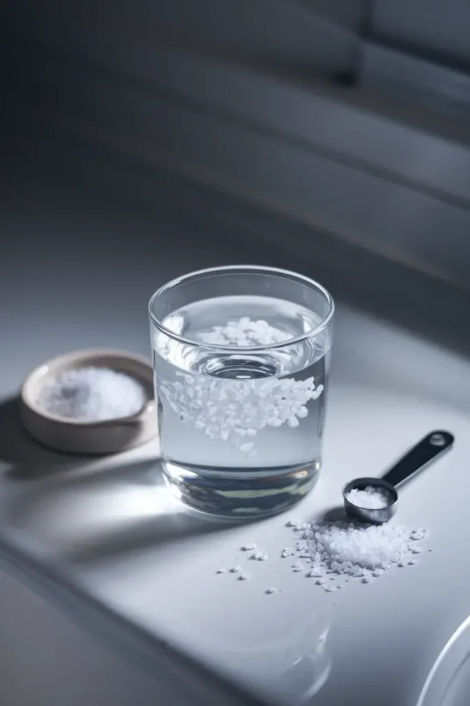saltwater gargle sore throat