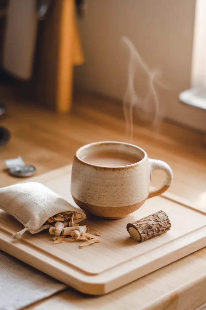 slippery elm marshmallow root tea reflux